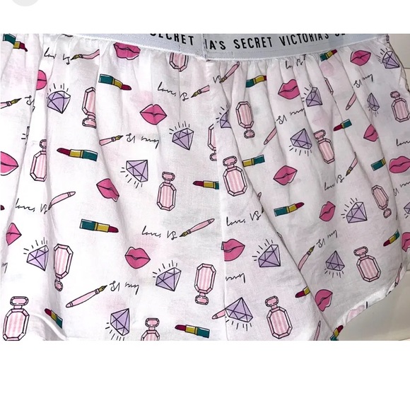 BNWOT Victoria's Secret Cotton Sleep Shorts Bottom - Picture 3 of 4